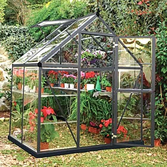 6' x 4' Palram Harmony Grey Greenhouse