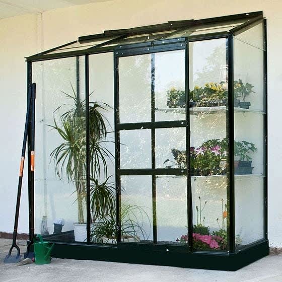 6'5 x 2'4 Halls Green Wall Garden 42 Greenhouse (1.94x0.69m)
