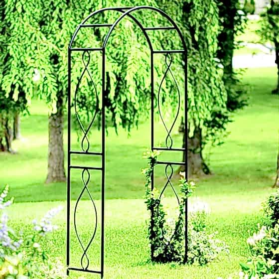 Panacea Curve Metal Garden Arch 7'5 x 3'2
