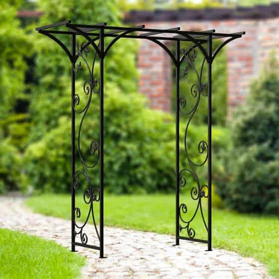 Panacea Vines Metal Garden Arch 6'9 x 6'3
