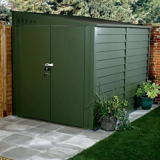 8'8 x 6' (2.65x1.83m) Trimetals Titan 960 Pent Metal Shed