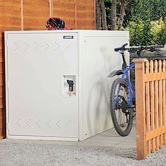 3' x 6'2 Asgard Premium Twin Bike Shed - Green (0.9m x 1.9m)
