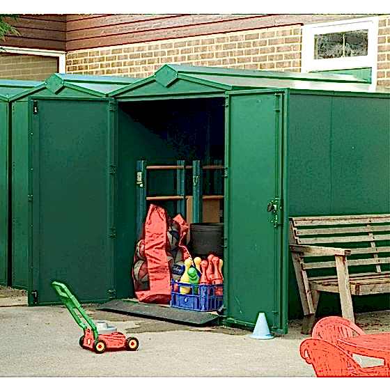 5' x 7' Asgard Centurion Police Approved Security Metal Shed (1.52m x 2.18m)