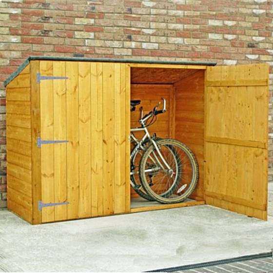 Shire Wooden Bike Shed 6x3 
