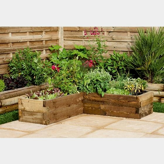 Grow-Plus Caledonian Corner Raised Bed
