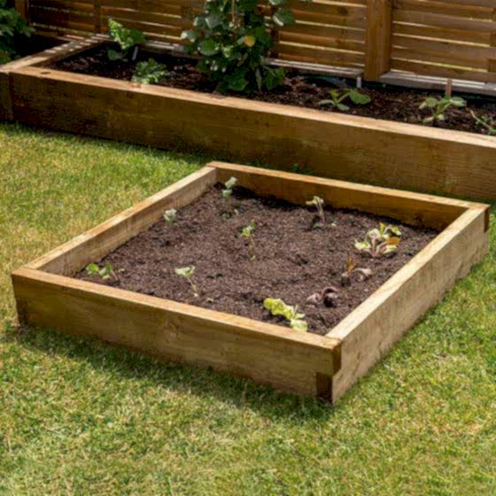 Forest Caledonian Small Raised Bed 3' x 3' (0.9m x 0.9m)

