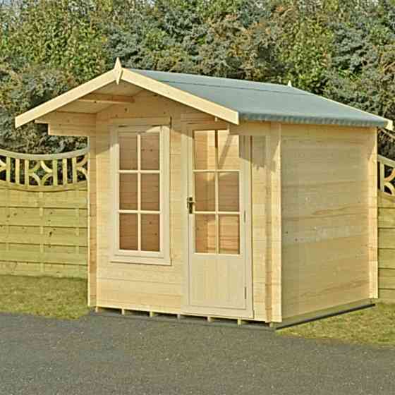 8x8 (2.4x2.6m) Crinan 19mm Log Cabin
