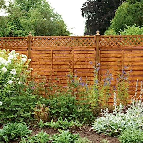 Forest Diamond Lattice Fence Topper 183 x 30cm
