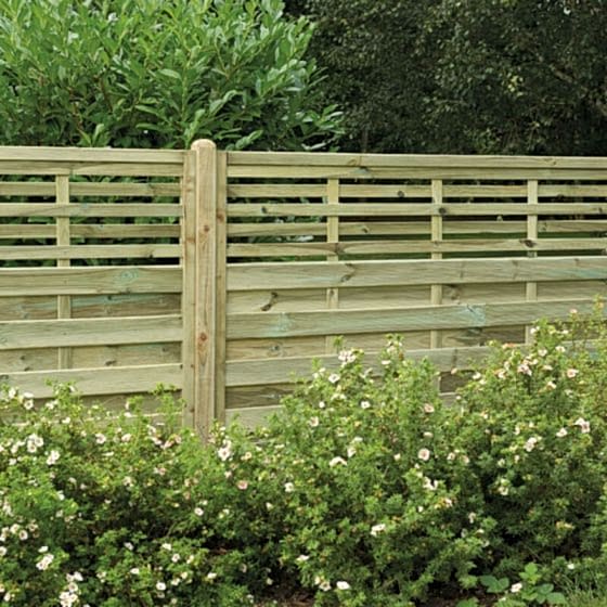 Forest 6' x 5' Kyoto Decorative Fence Panel