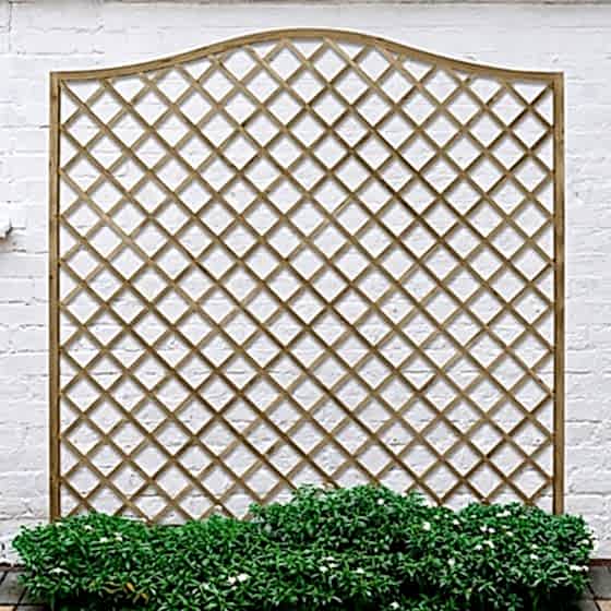 Forest 6' x 6' Pressure Treated Europa Hamburg Decorative  Garden Screen Panel (1.8m x 1.8m)