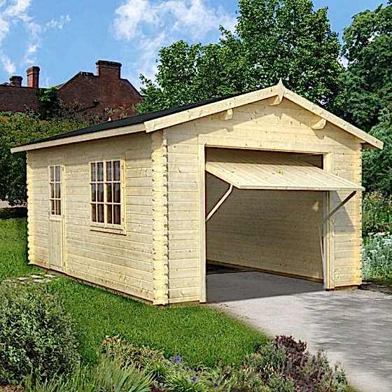 12x18 Palmako Single 44mm Garage - Up and Over Door