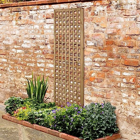 Forest 6' x 2' Premium Framed Decorative Contemporary Square Garden Trellis (1.8m x 0.6m)