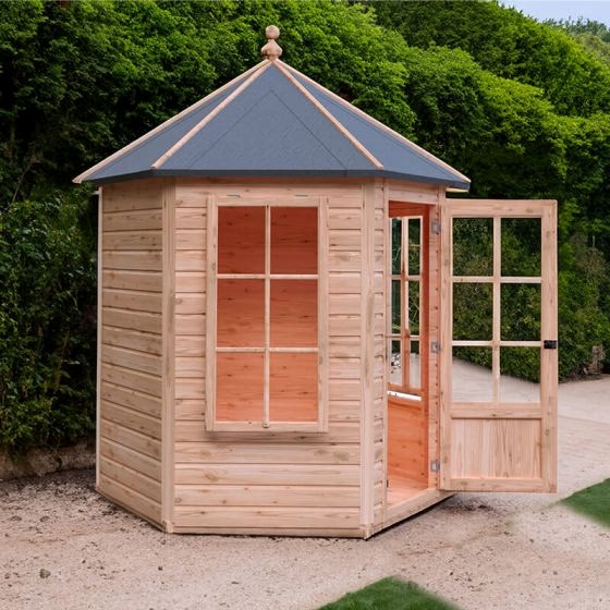 Shire Gazebo 7'1 x 6'2 (2.2x1.9m)  Hexagonal Summerhouse