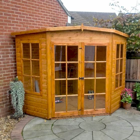 Shire Hampton 7'5 x 7'5 (2.25x2.25m) Summerhouse