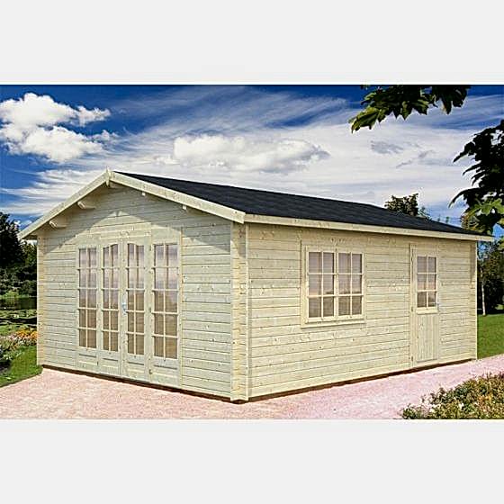 15x18 Palmako Irene 44mm Log Cabin