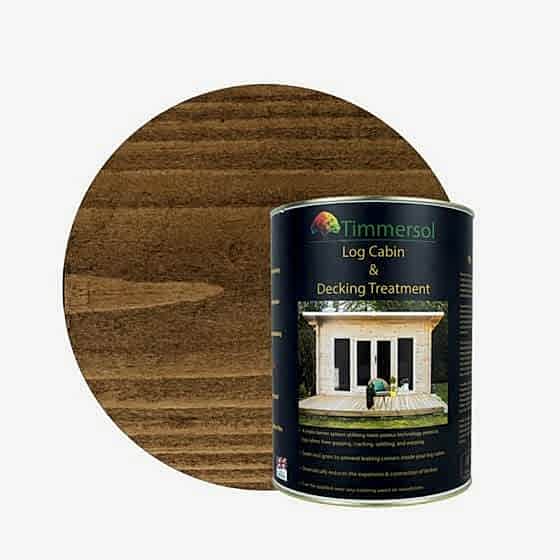 Timmersol Jacobean Walnut Log Cabin & Decking Treatment (5 Litres)