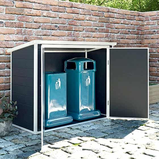 6' x 3' Jasmine Plastic Garden Storage Shed with Foundation Kit