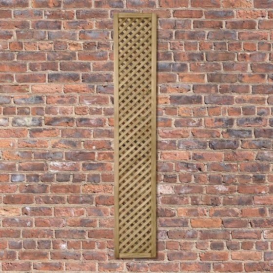 Forest 6' x 1' Wisley Pressure Treated Diamond Trellis