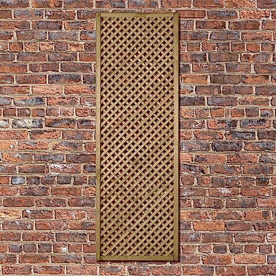 Forest 5'11" x 2' Wisley Diamond Lattice Trellis Panel