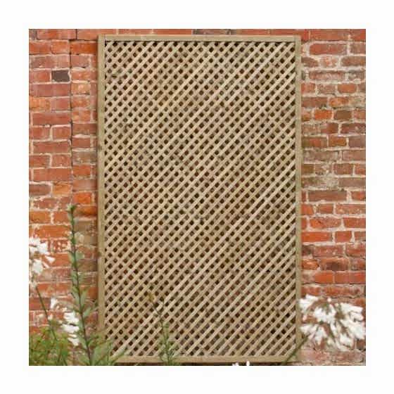 Forest 5'11" x 2'11" Wisley Diamond Lattice Trellis Panel
