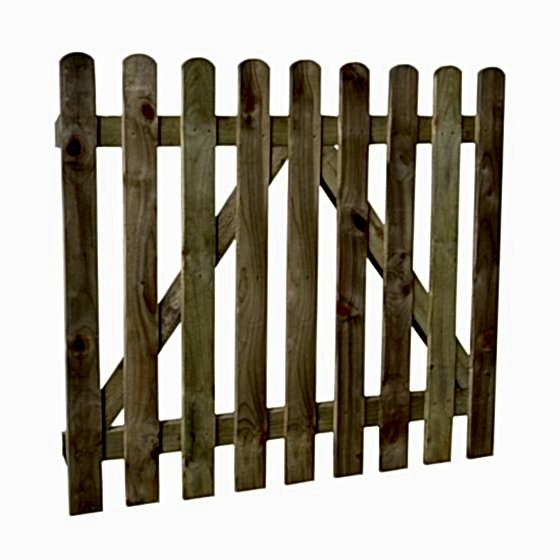 Forest Heavy Duty Pressure Treated Pale Gate 0.9 x 1.0m
