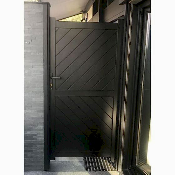 Barnstaple Premium Aluminium Side Gate - Black