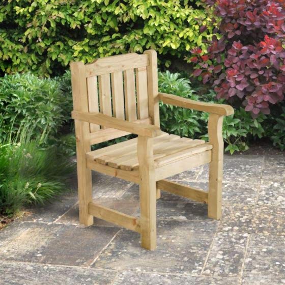 Forest Rosedene Wooden Garden Chair 2'x2'
