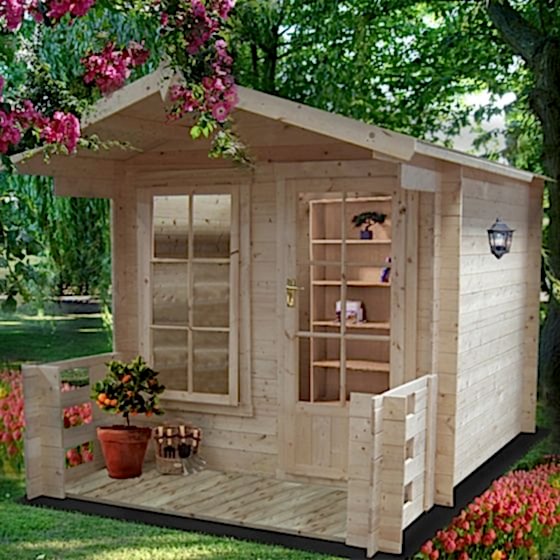 Shire Maulden 2.1m x 2.9m Log Cabin Summerhouse
