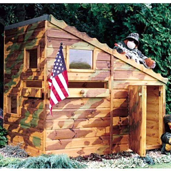 6x4 Shire Command Post Childrens Playhouse
