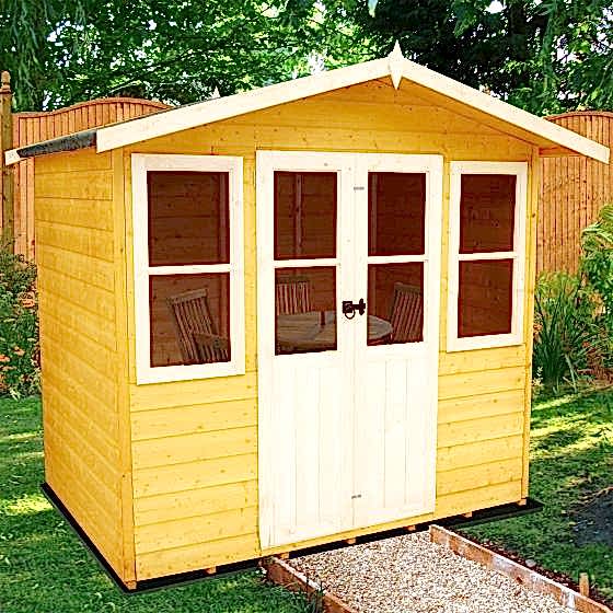 7x5 Shire Haddon Wooden Summerhouse
