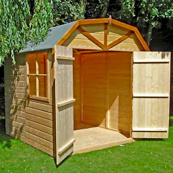 7x7 Shire Barn Double Door Shed 
