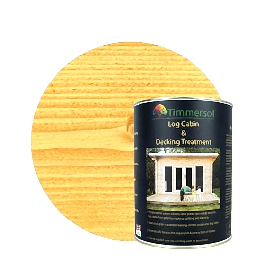 Timmersol Siberian Larch Log Cabin & Decking Treatment (5 Litres)