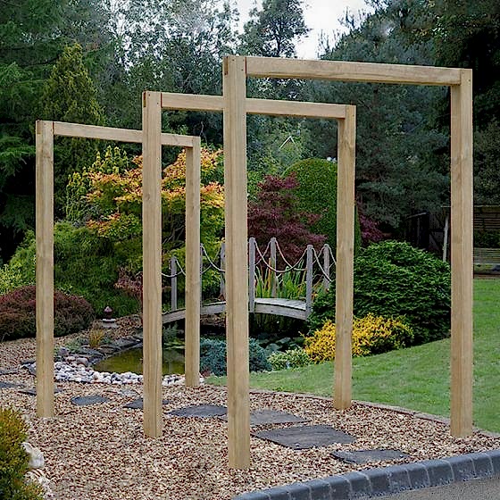 Forest Sleeper Garden Arch Set 5’3 x 0’4 (3PK)