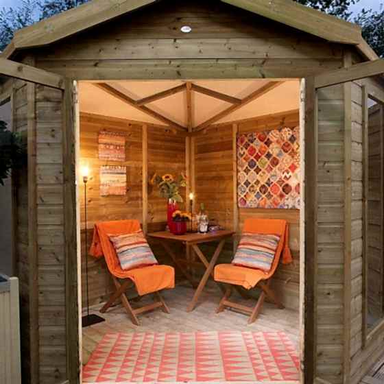Solartech Premium Summerhouse And Garden Building Solar Lighting Kit 2
