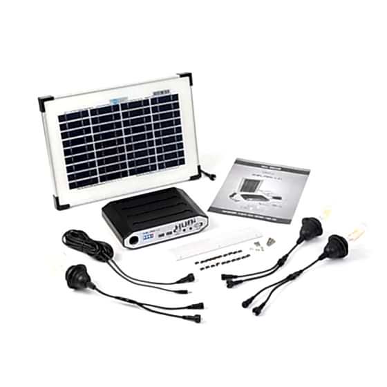 Solartech Premium Summerhouse And Garden Building Solar Lighting Kit 5