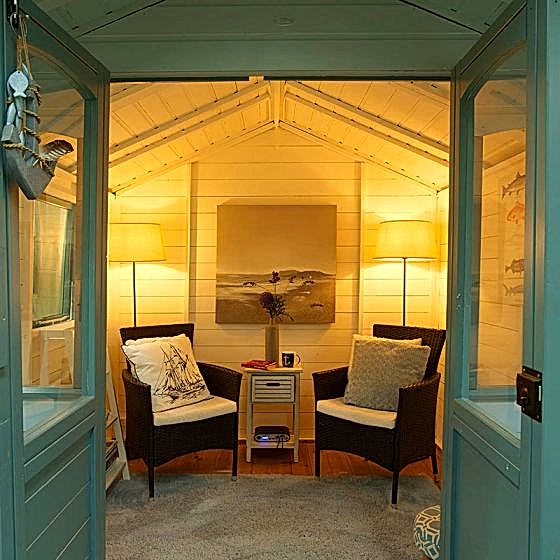 Solartech Premium Summerhouse And Garden Building Solar Lighting Kit 7