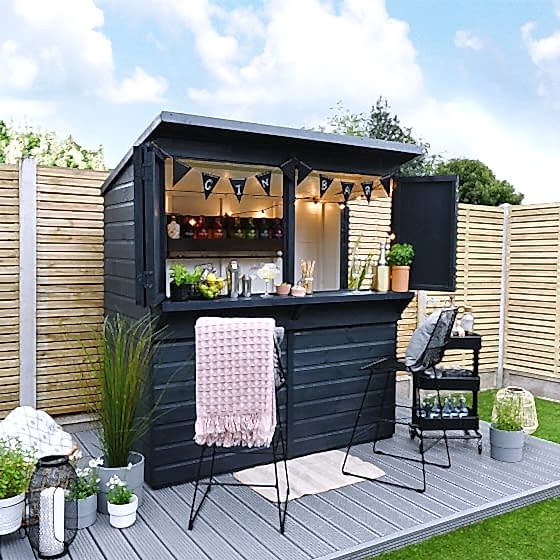 6' x 3' Forest 25yr Guarantee Shiplap Pressure Treated Garden Bar (1.89m x 1.19m)