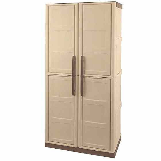 2'4 x 1'3 Shire Large Plastic Garden Storage Cupboard (0.73m x 0.39m)
