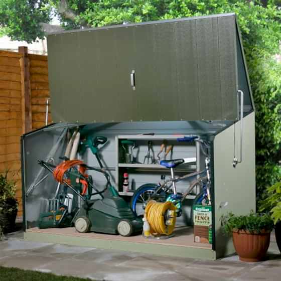 6'5 x 2'11 Trimetals Storeguard Metal Garden Storage Unit (1.96x0.89m)