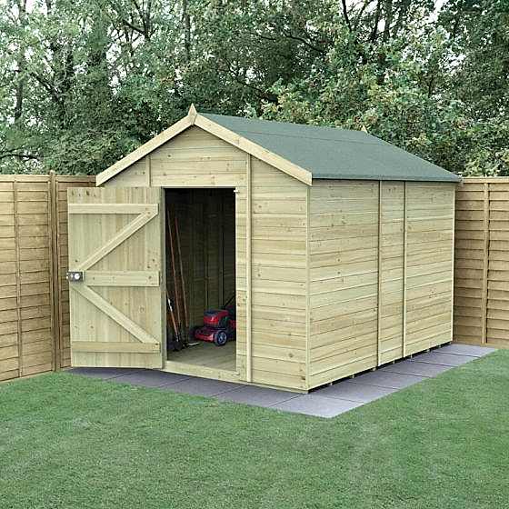 10' x 8' Forest Timberdale Tongue & Groove Windowless Apex Shed