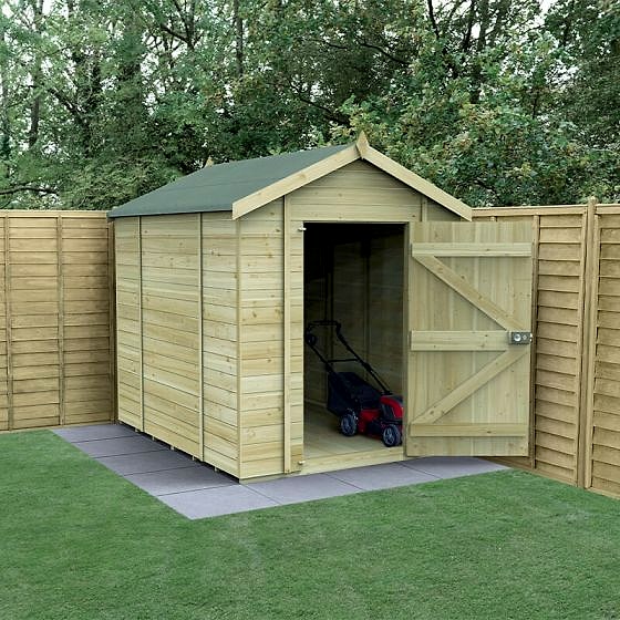8' x 6' Forest Timberdale Tongue & Groove Windowless Apex Shed