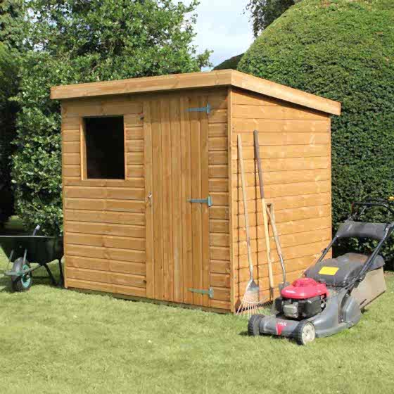 10' x 6' Traditional Standard Pent Wooden Garden Shed (3.05m x 1.83m)
