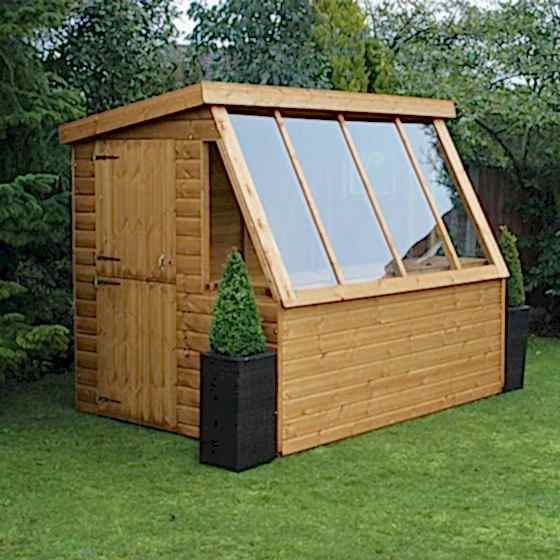 10' x 6' Traditional Wooden Garden Potting Shed with 6' Gable (3.05m x 1.83m)

