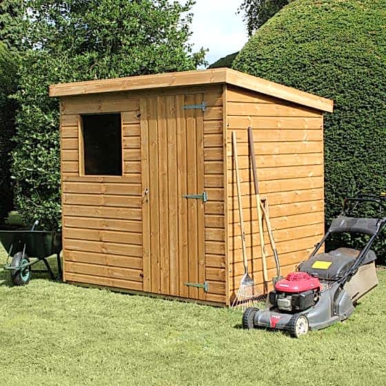 10' x 8' Traditional Standard Pent Wooden Garden Shed (3.05m x 2.44m)
