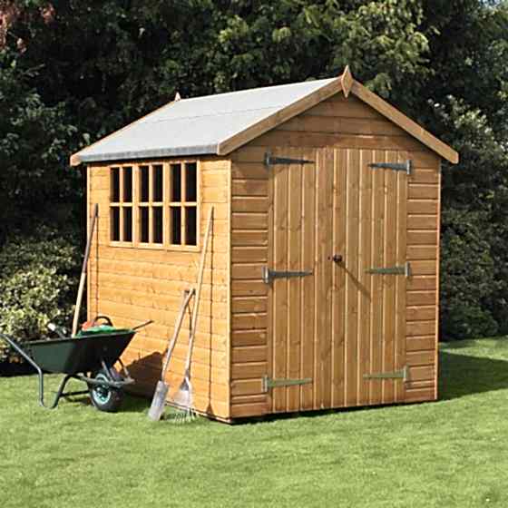 18' x 10' Traditional Heavy Duty Apex Wooden Garden Shed