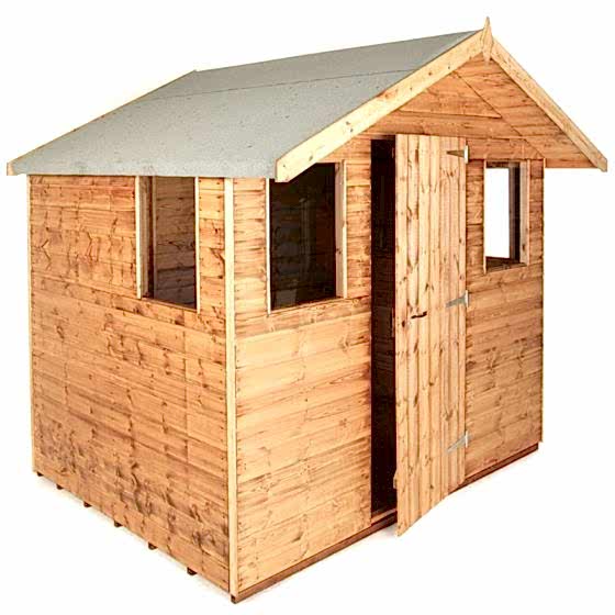 8' x 8' Traditional 8' Cabin Garden Shed (2.44m x 2.44m)
