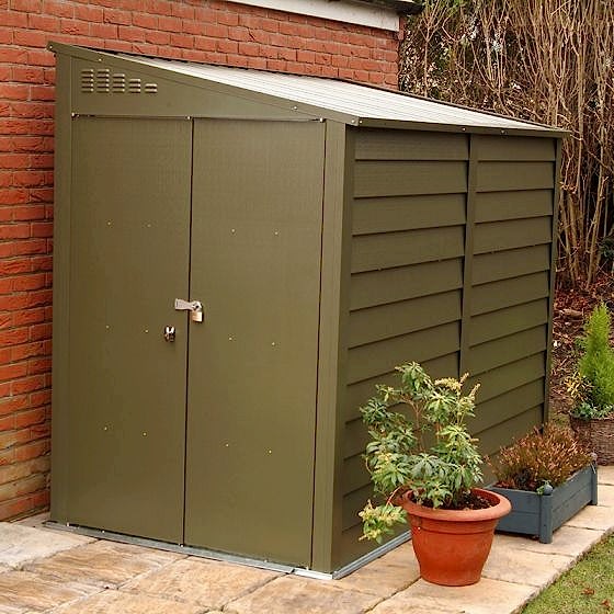 8'8 x 4'6 (2.65x1.37m) Trimetals Titan 940 Pent Metal Shed
