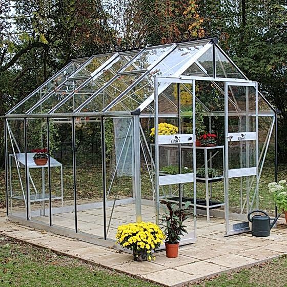 8' x 12' Eden Blockley Greenhouse (2.56m x 3.79m)
