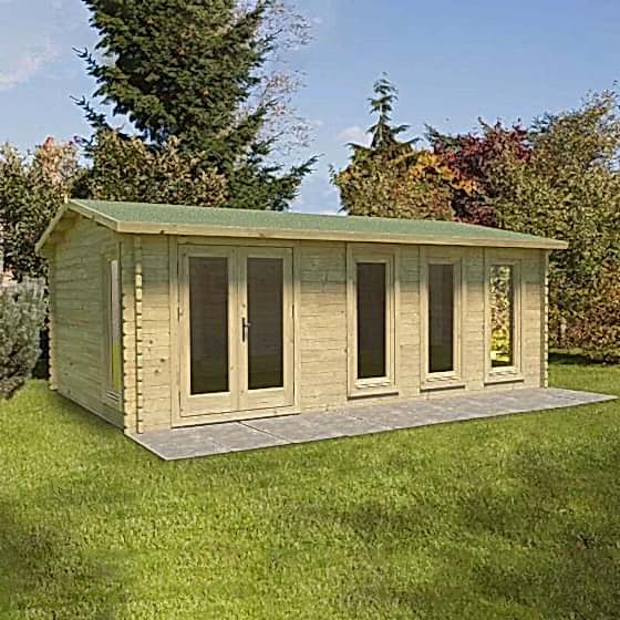 Forest Blakedown 6m x 4m Log Cabin (45mm)