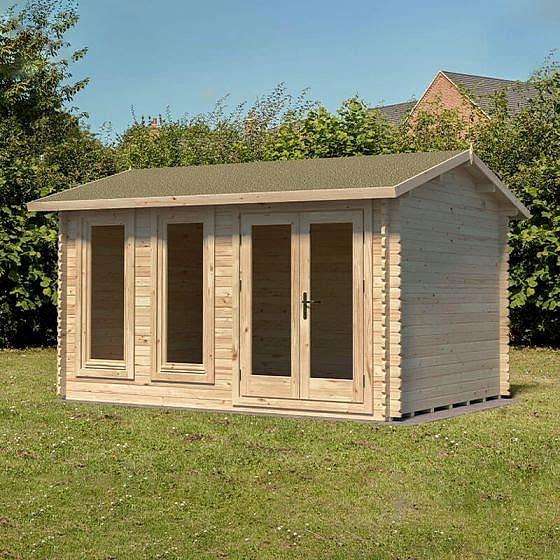 Forest Chiltern 4m x 3m Log Cabin (34mm)
